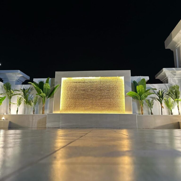 تركيب الشلالات والنوافير